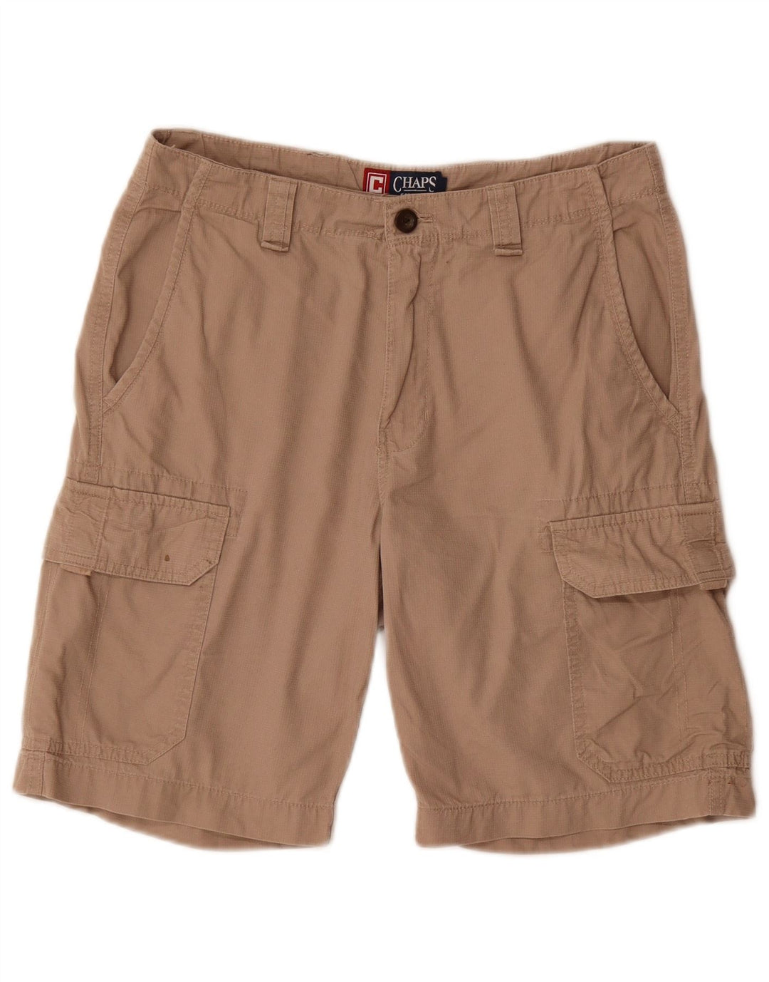 Chaps Mens Cargo Shorts W30 Medium Beige Cotton