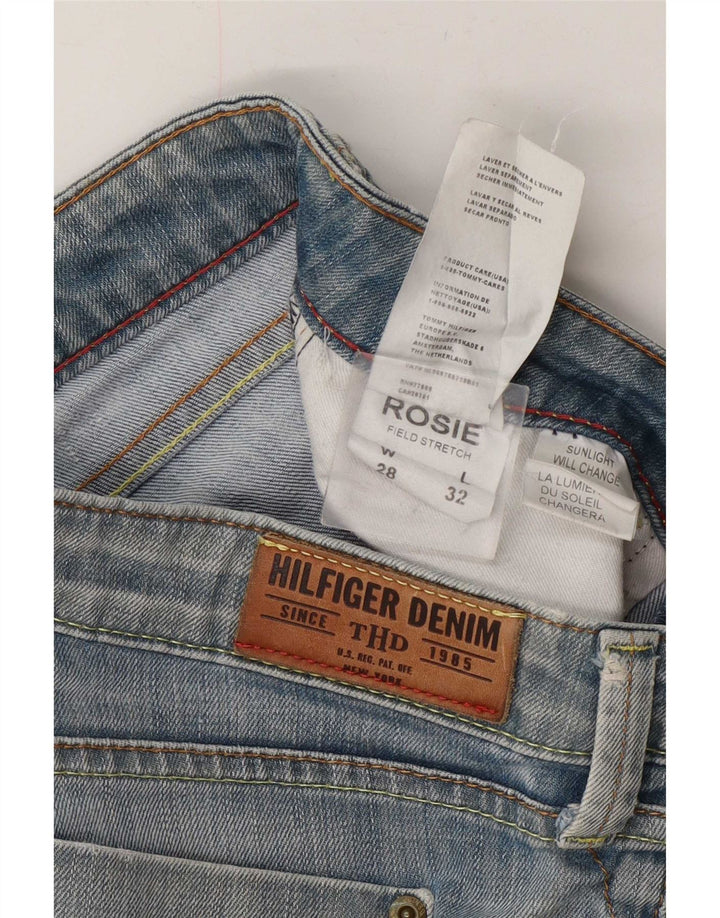 Tommy Hilfiger Womens Bootcut Jeans W28 L32 Blue Cotton