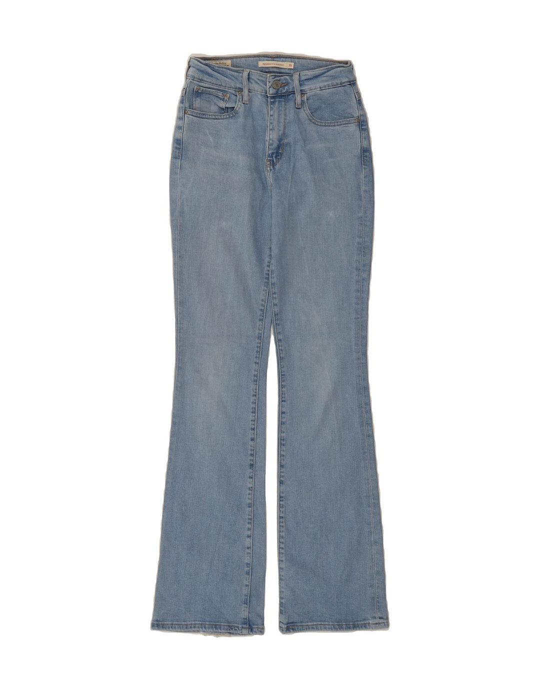 LEVI'S Womens 725 High Rise Bootcut Jeans W25 L32 Blue Lyocell Vintage Levi's and Second-Hand Levi's from Messina Hembry 