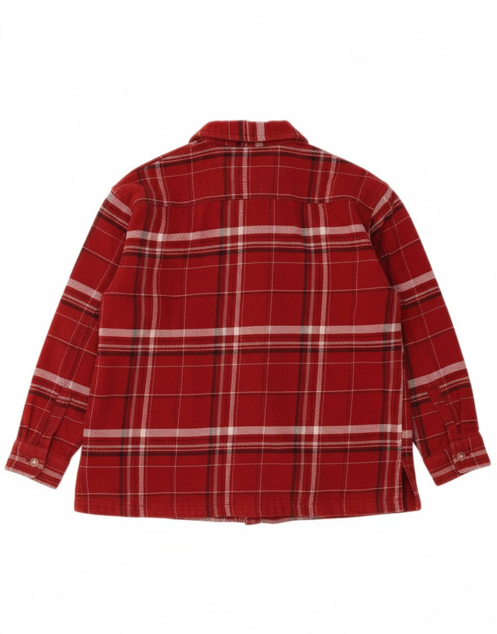 RIP CURL Boys Flannel Shirt 5-6 Years Red Check