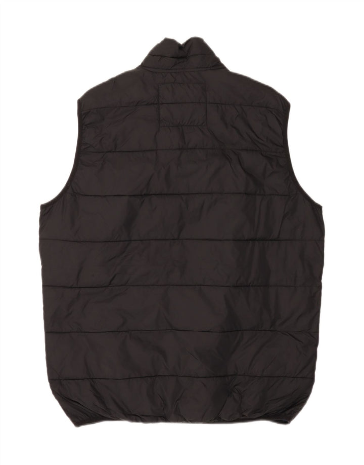 JACK & JONES Mens Padded Gilet UK 42 XL Black