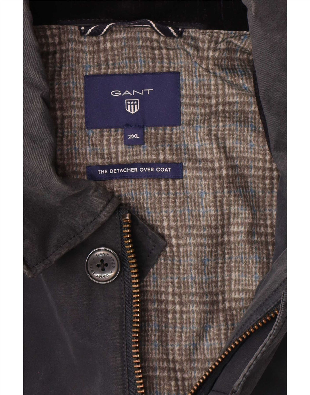 Gant Mens Overcoat UK  44 2XL Navy Blue