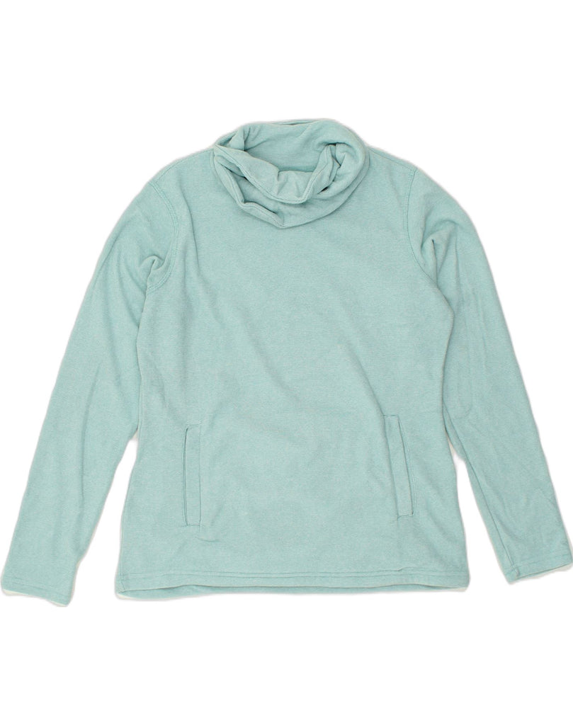 MOUNTAIN WAREHOUSE Womens Roll Neck Sweatshirt Jumper UK 12 Medium  Turquoise | Vintage Mountain Warehouse | Thrift | Second-Hand Mountain Warehouse | Used Clothing | Messina Hembry 