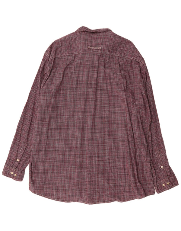 CAMEL ACTIVE Mens Regular Fit Shirt 2XL Red Pinstripe