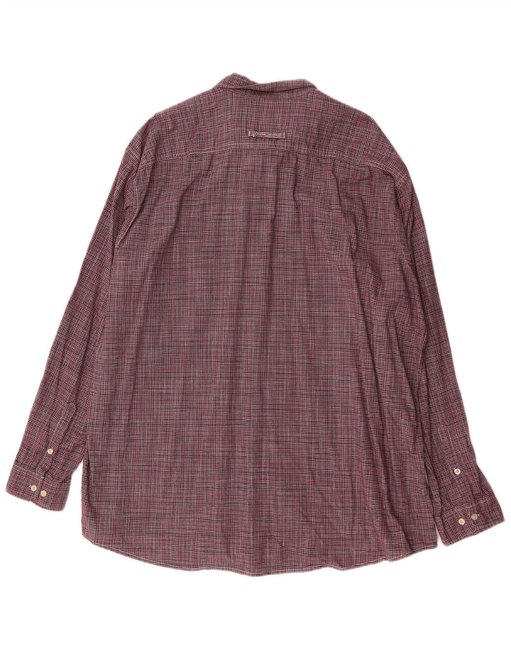 CAMEL ACTIVE Mens Regular Fit Shirt 2XL Red Pinstripe