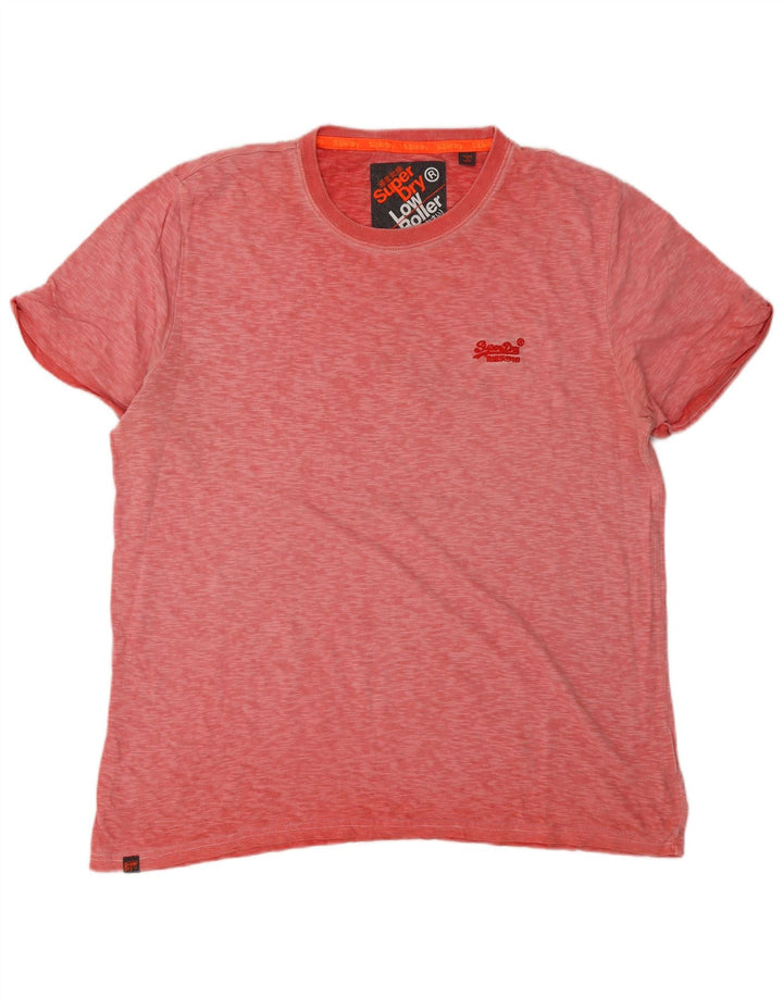 Superdry Mens Low Roller T-Shirt Top 2XL Pink
