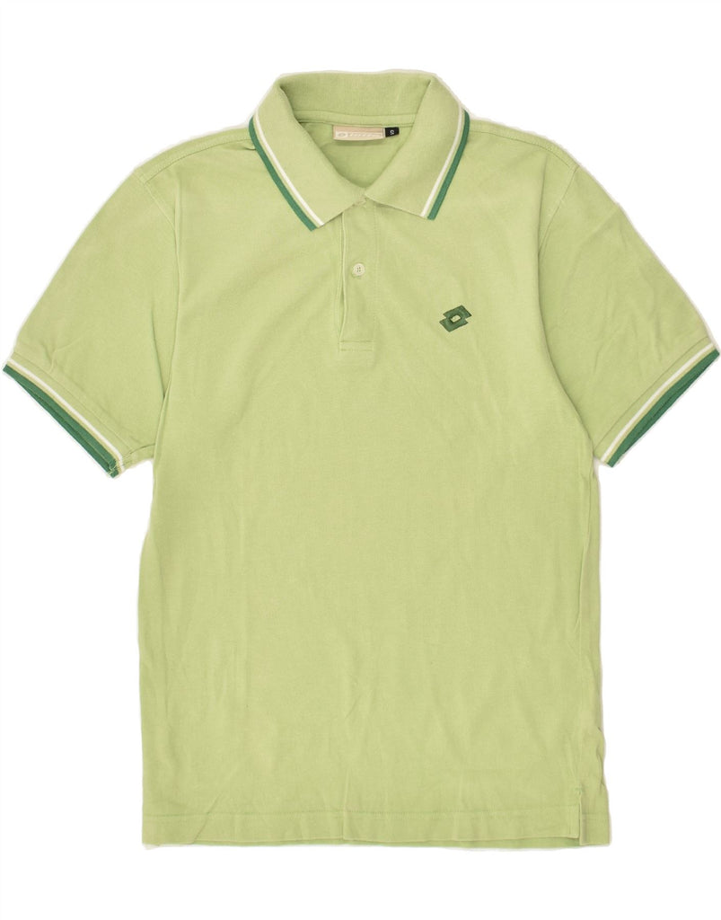 LOTTO Mens Polo Shirt Small Green Cotton | Vintage Lotto | Thrift | Second-Hand Lotto | Used Clothing | Messina Hembry 