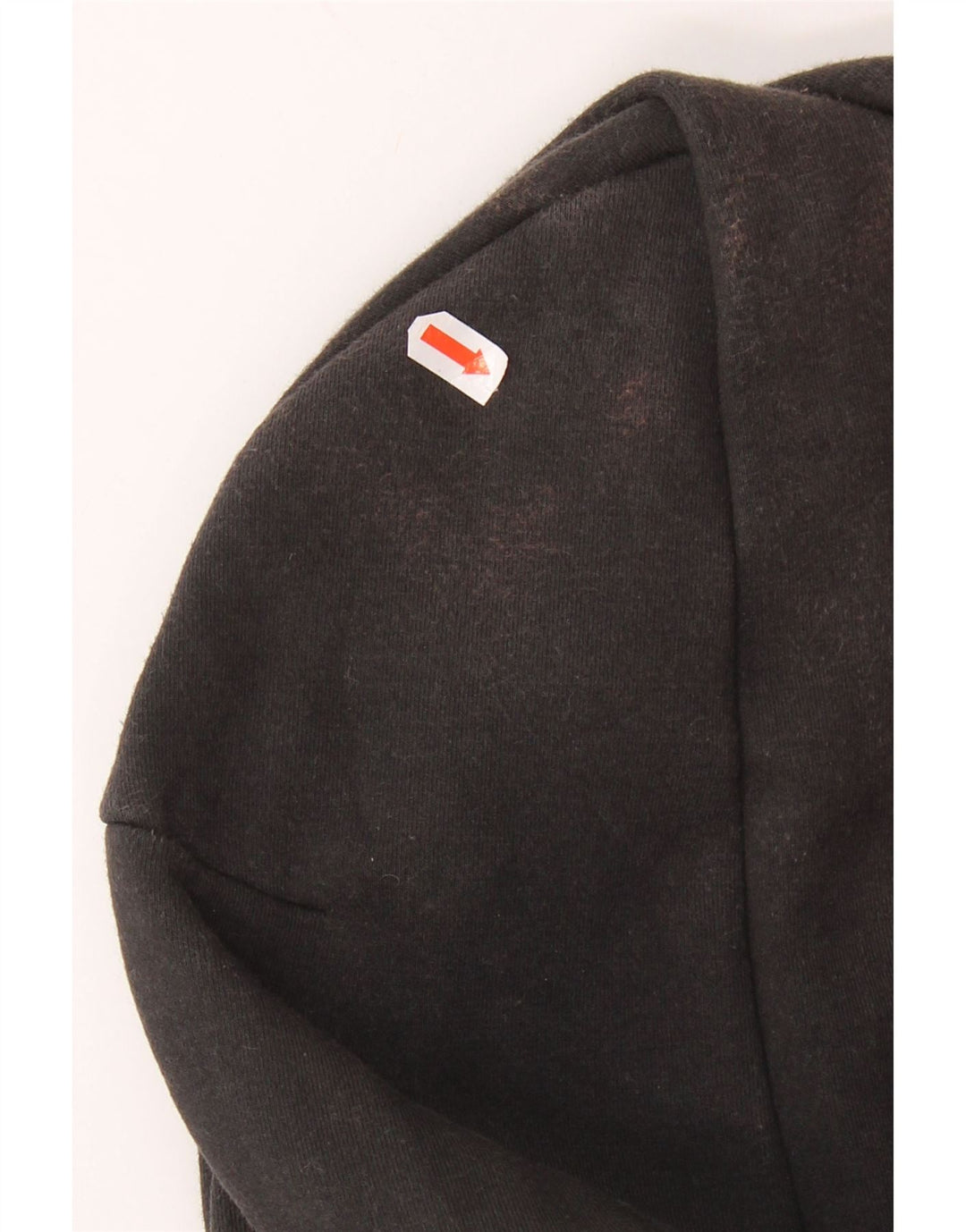 ADIDAS Mens Zip Hoodie Sweater Medium Black Cotton