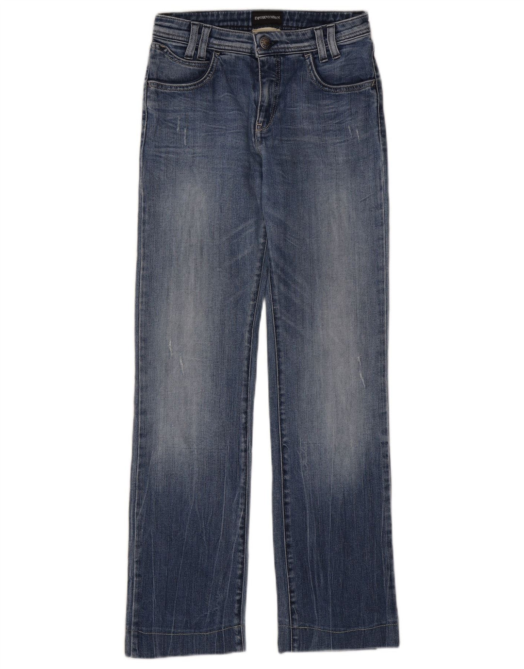 Emporio Armani Womens Straight Jeans  W27 L29 Blue
