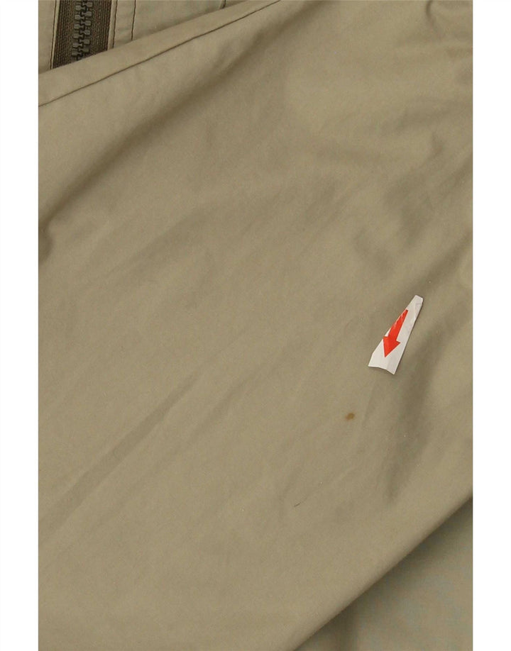 Tenson Mens Bomber Jacket EU 54 2XL Khaki Cotton