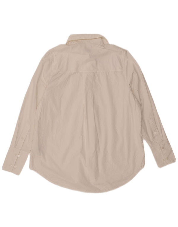 Cos Womens Oversized Shirt EU 36 Small White Cotton