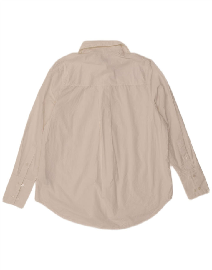 Cos Womens Oversized Shirt EU 36 Small White Cotton