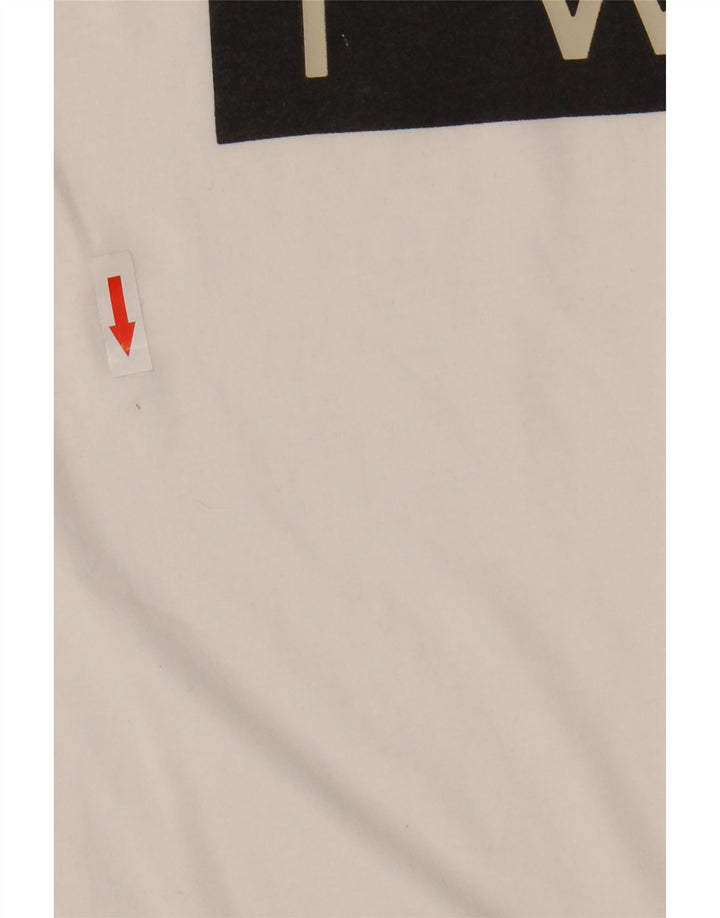G-Star Mens Graphic T-Shirt Top Large White Cotton