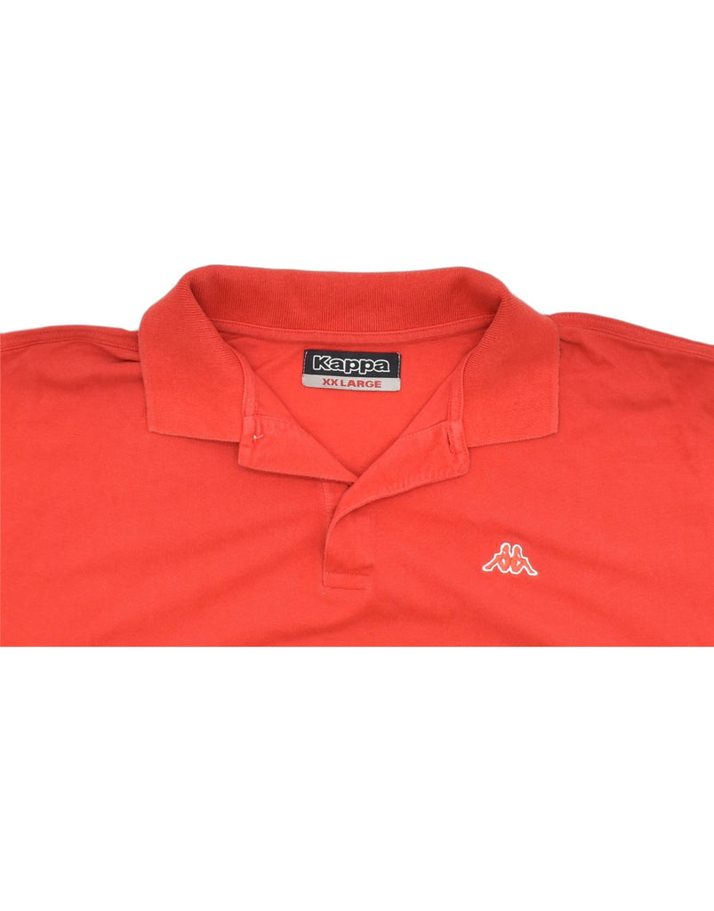 KAPPA Mens Polo Shirt 2XL Red Cotton Classic | Vintage | Thrift | Second-Hand | Used Clothing | Messina Hembry 