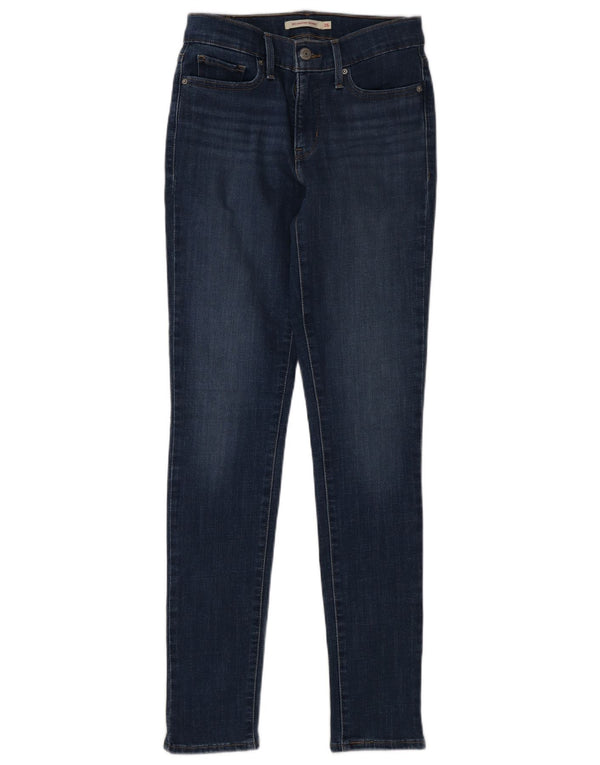 Levi's Womens 311 Shaping Skinny Jeans W26 L32 Blue Cotton