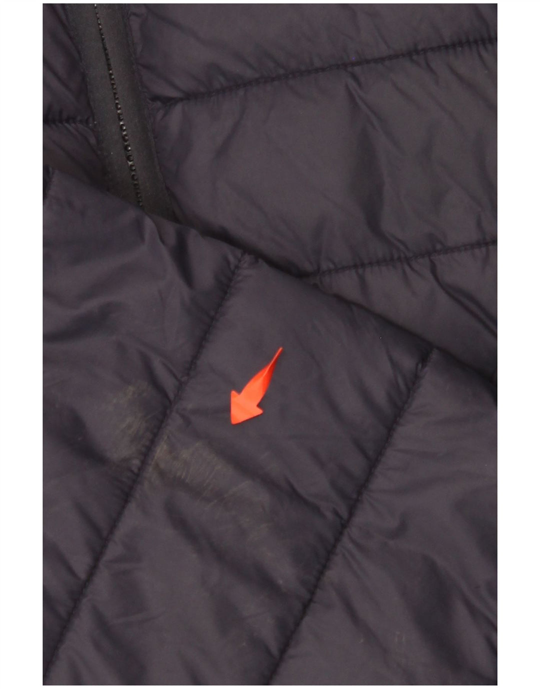 CREW CLOTHING Womens Padded Jacket UK 16 Large Navy Blue Nylon