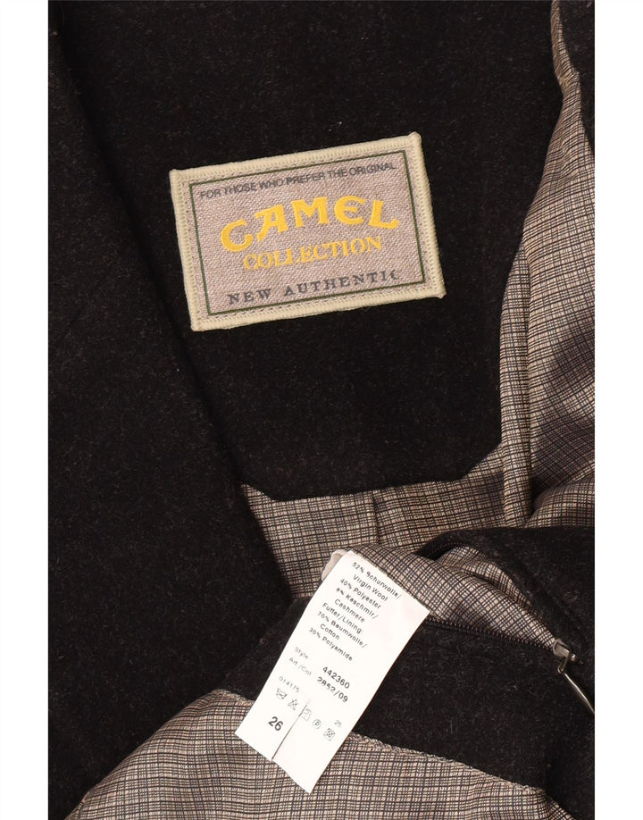 Camel Active Mens 1 Button Blazer Jacket UK 40 XL Black Virgin Wool