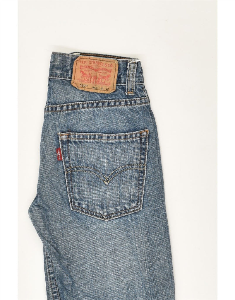 LEVI'S Boys 550 Relaxed Fit Loose Jeans 7-8 Years W22 L22  Blue Cotton | Vintage Levi's | Thrift | Second-Hand Levi's | Used Clothing | Messina Hembry 