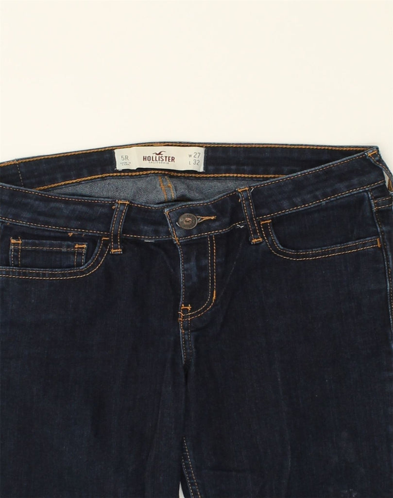 HOLLISTER Womens Straight Jeans W27 L32 Navy Blue Cotton | Vintage Hollister | Thrift | Second-Hand Hollister | Used Clothing | Messina Hembry 