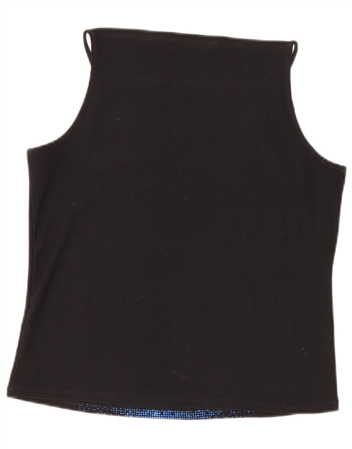 Dorothy Perkins Womens Cami Top UK 16 Large Black Polyester