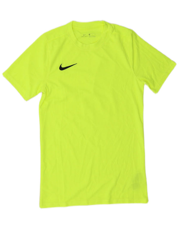 Nike Mens Dri Fit T-Shirt Top Small Green Polyester