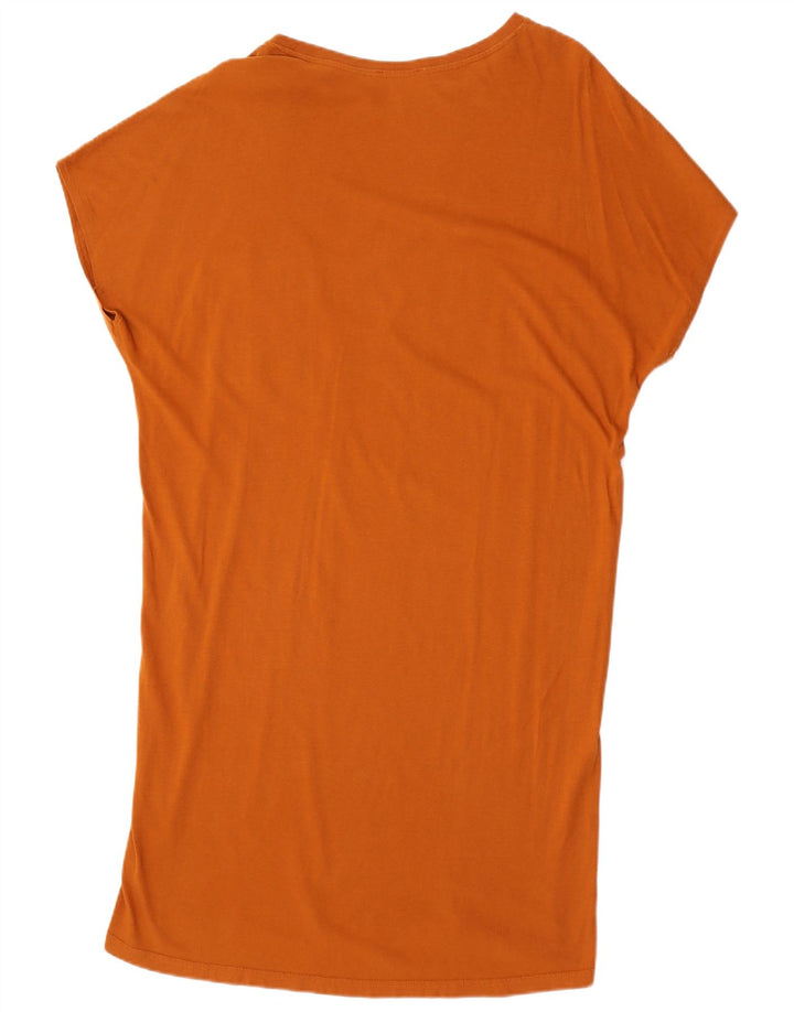 Zara Womens Oversized Tunic Top Medium Orange