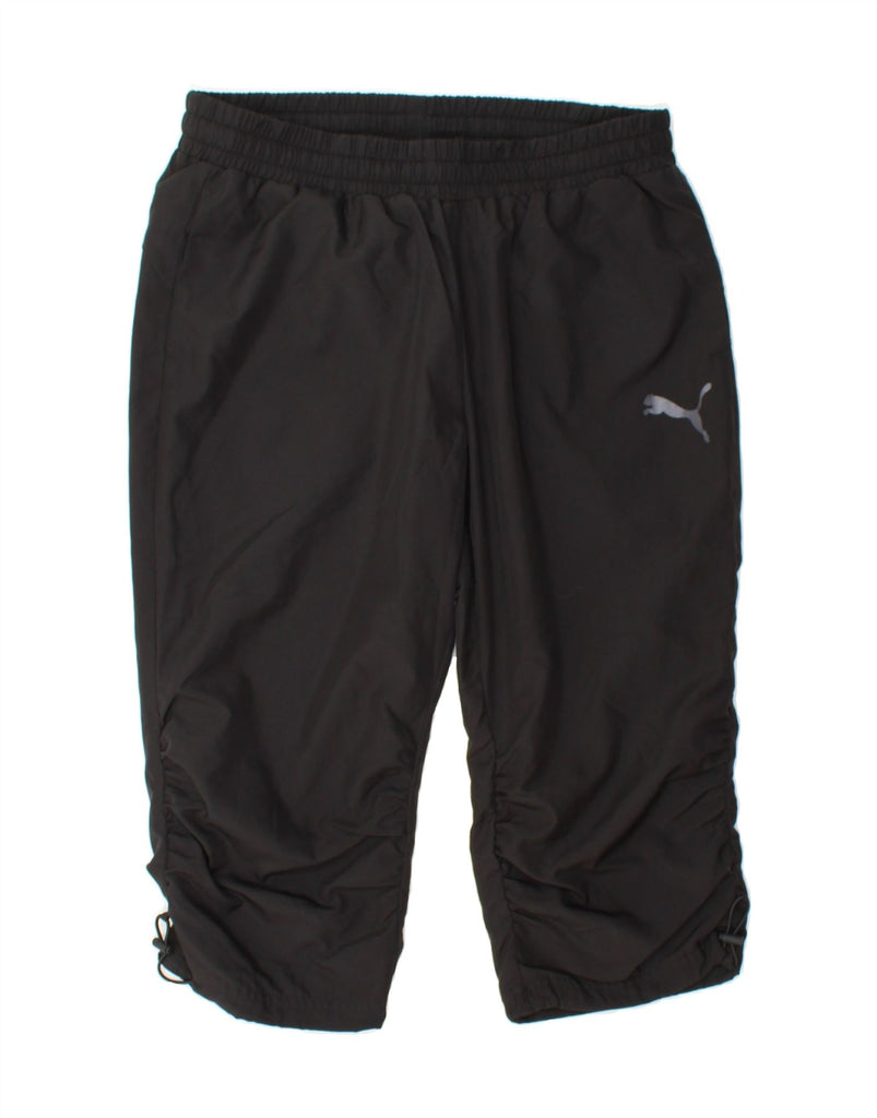 PUMA Womens Capri Tracksuit Trousers UK 18 XL Black Polyester Vintage Puma and Second-Hand Puma from Messina Hembry 