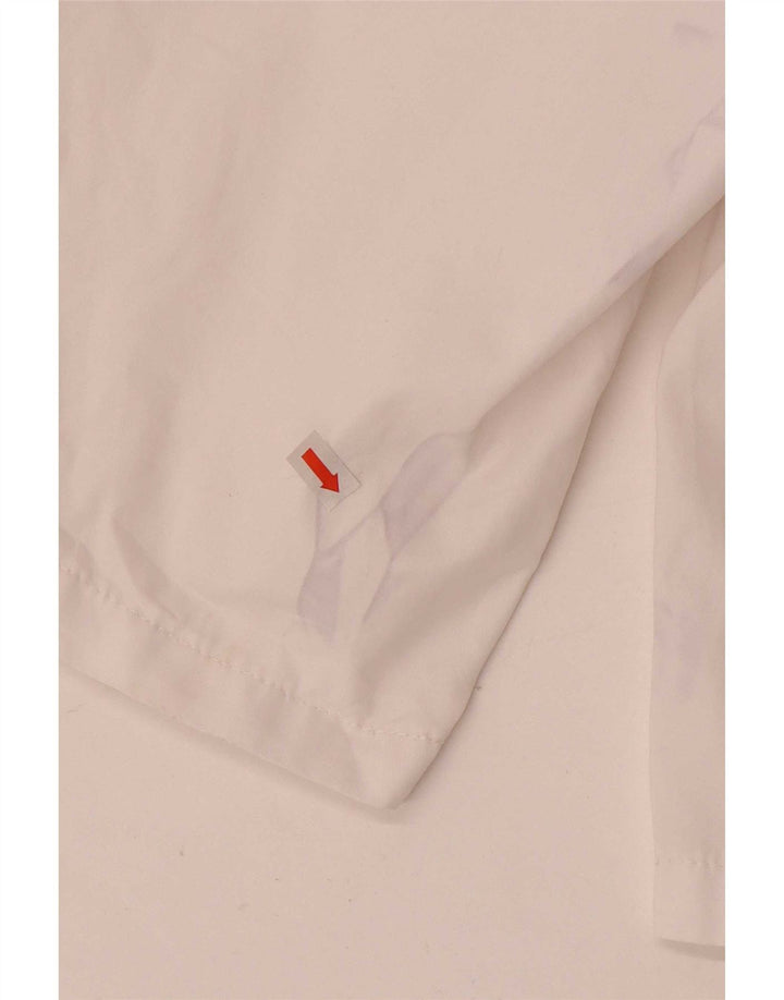 Marks & Spencer Mens Blue Harbour Chino Shorts W34 Large White Cotton