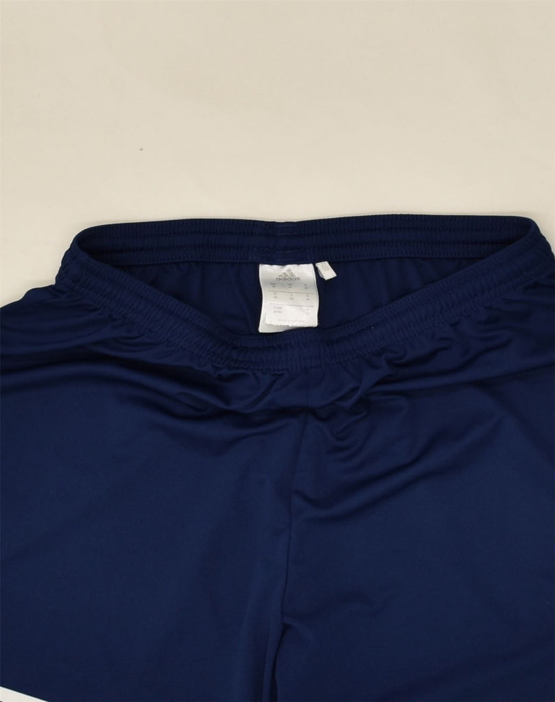 ADIDAS Mens Sport Shorts Medium Navy Blue Polyester | Vintage Adidas | Thrift | Second-Hand Adidas | Used Clothing | Messina Hembry 