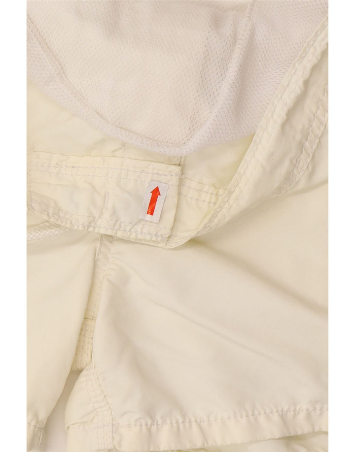 SUNDEK Mens Swimming Shorts Large  Off White Nylon