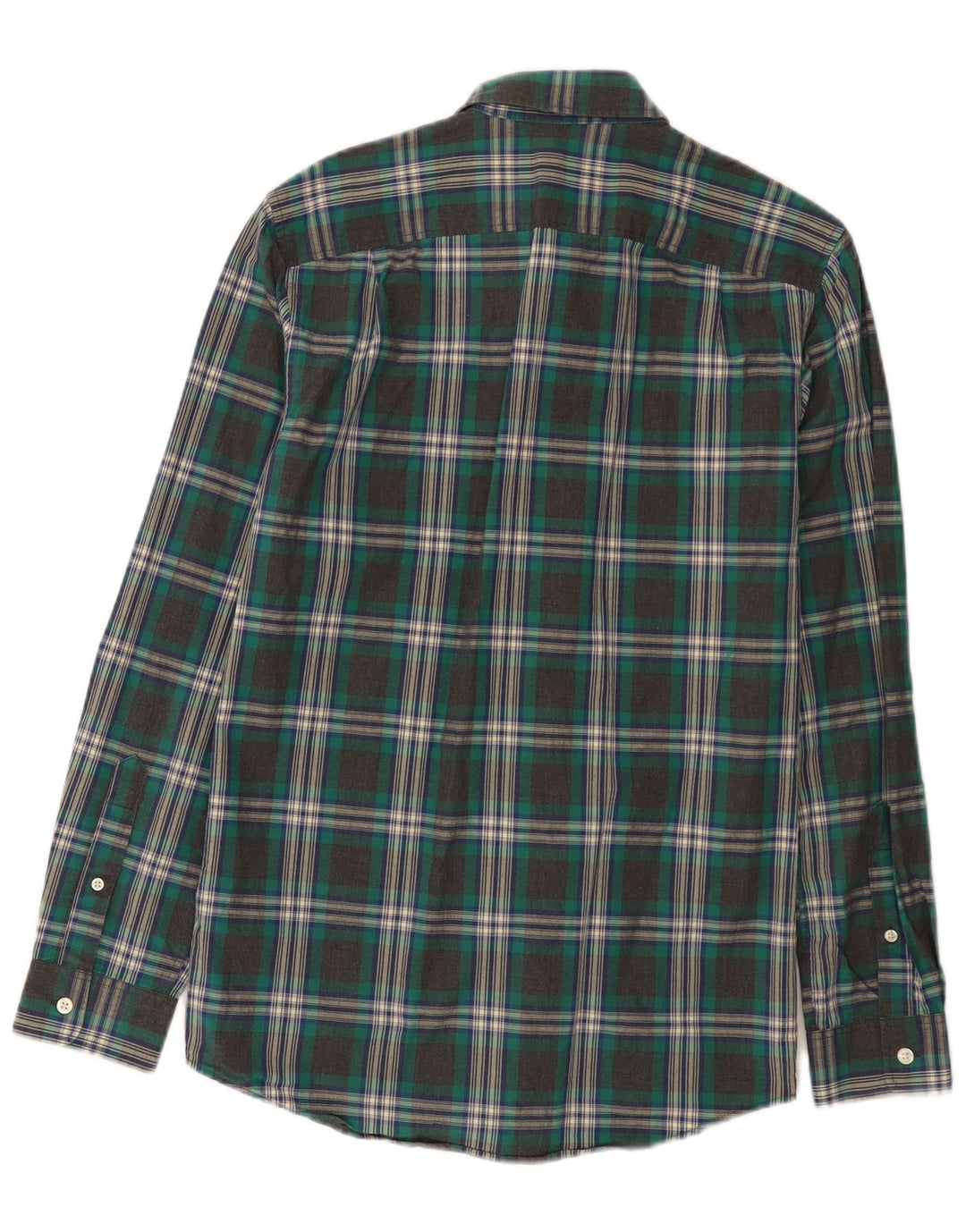 Jack Wills Mens Shirt Small Grey Check Cotton