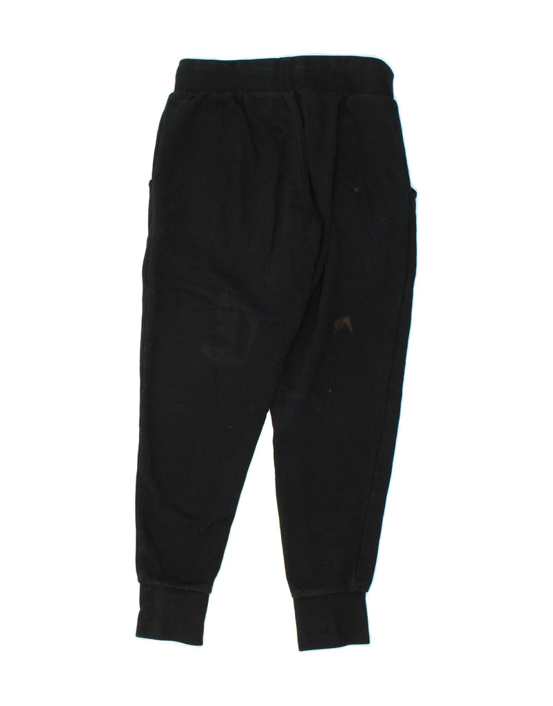 KAPPA Womens Tracksuit Trousers Joggers UK 10 Small Black Cotton Vintage Kappa and Second-Hand Kappa from Messina Hembry 