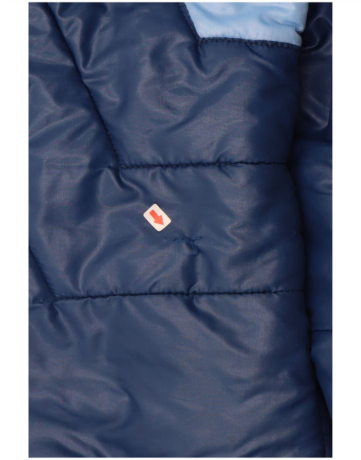 MARILENA Mens Padded Jacket UK 36 Small  Blue Colourblock
