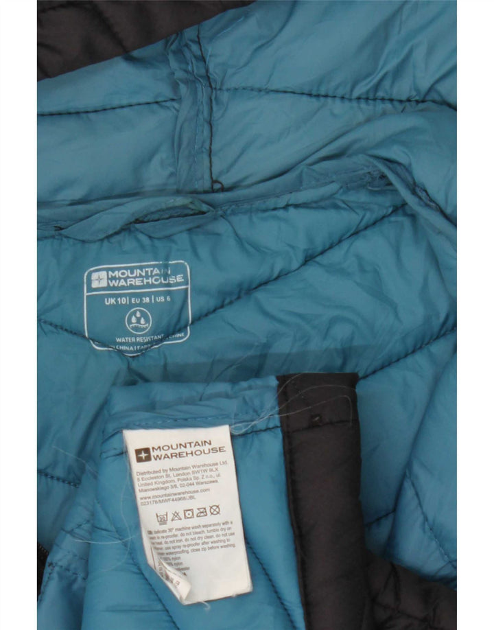 Mountain Warehouse Womens Short Sleeve Padded Jacket UK 10 Small Black