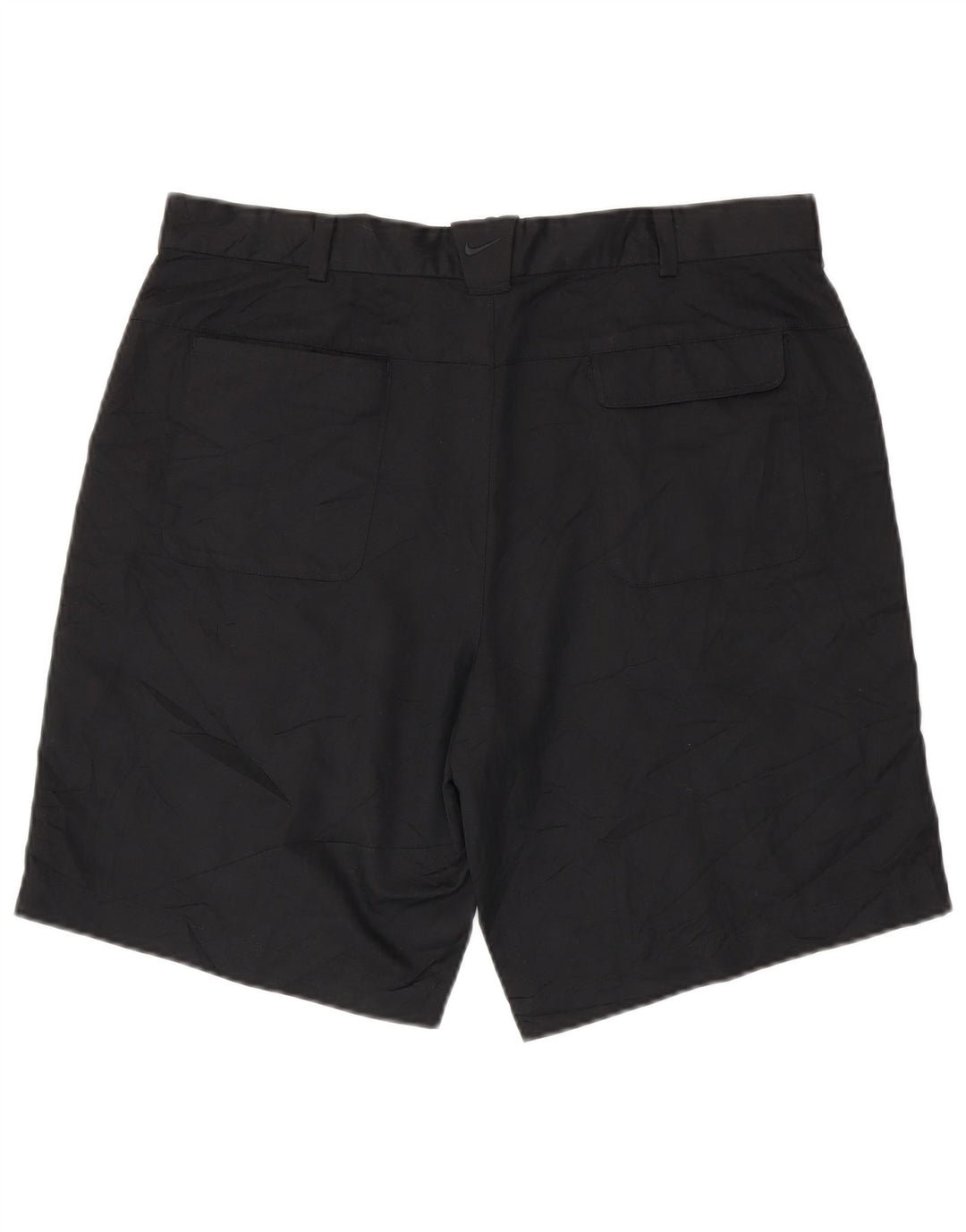 Nike Mens Dri Fit Chino Shorts W36 Large Black Polyester