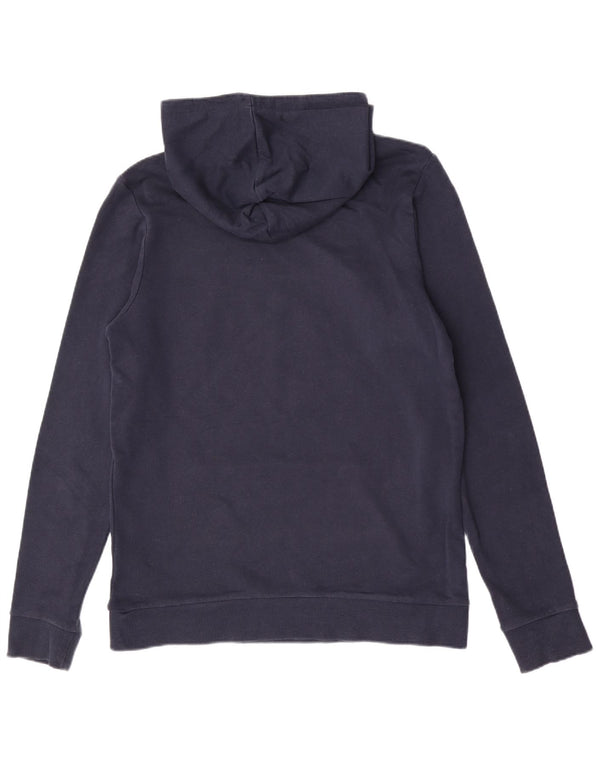 Jack & Jones Boys Graphic Hoodie Jumper 15-16 Years Navy Blue Colourblock