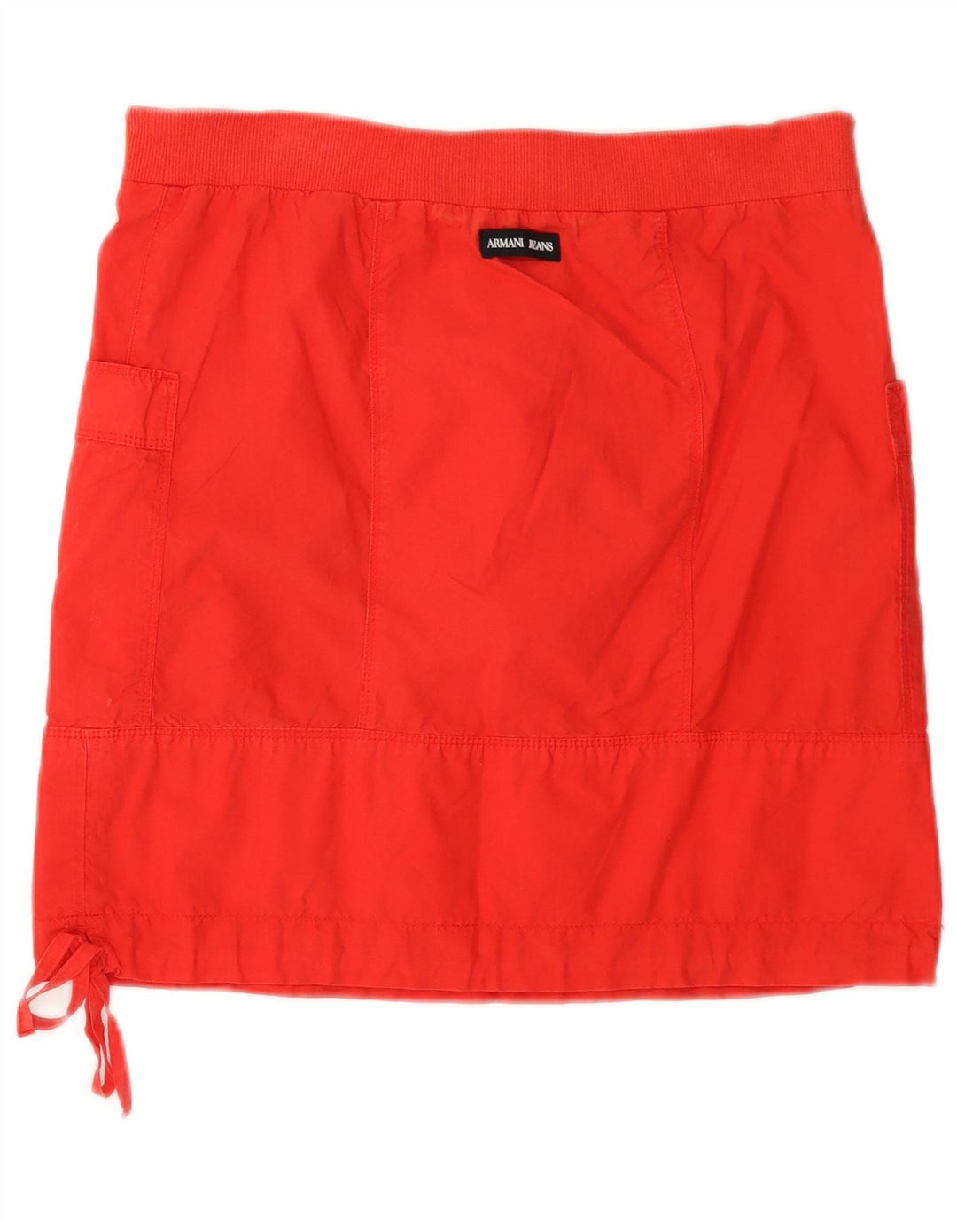 Armani Womens Mini Skirt EU 42 Large W32 Red