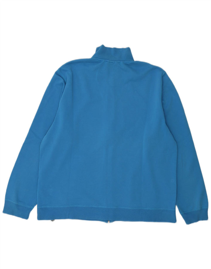 Puma Mens Graphic Tracksuit Top Jacket XL Blue Cotton