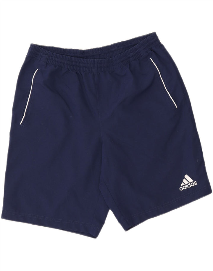 ADIDAS Mens Sport Shorts Large  Navy Blue Polyester