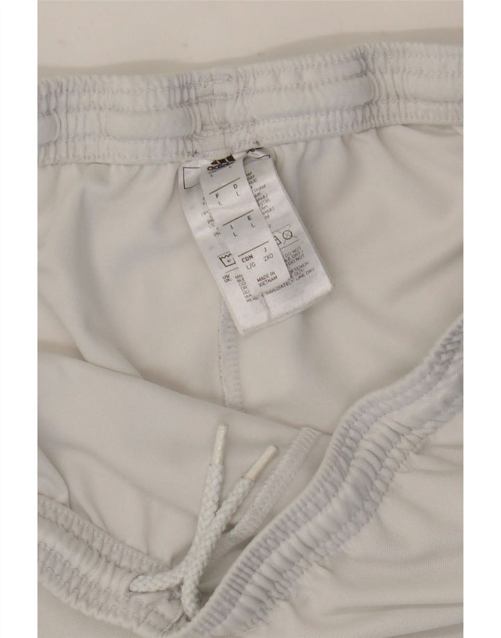 Adidas Mens Sport Shorts Large  White Polyester