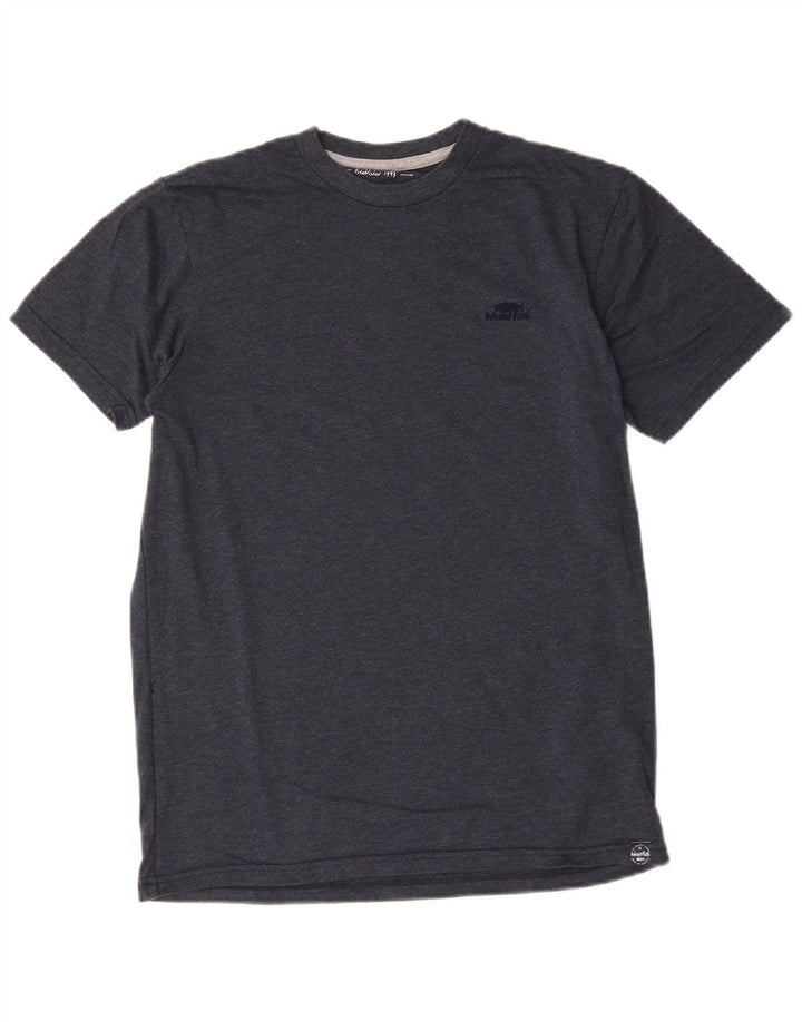 Weird Fish Mens T-Shirt Top Small Navy Blue