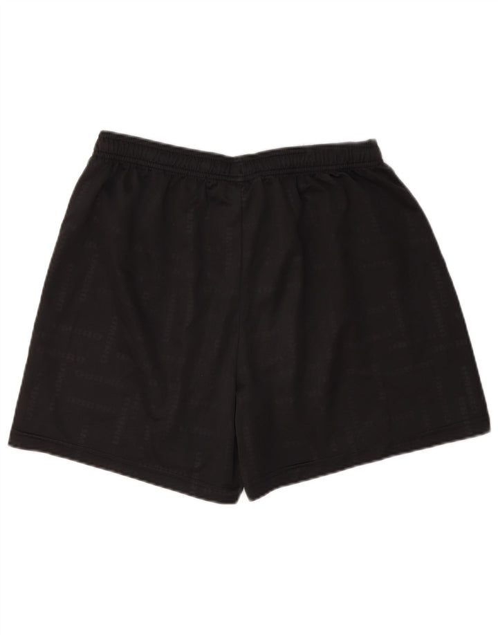 Umbro Mens Graphic Sport Shorts XL Black Polyester