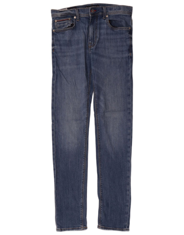 Tommy Hilfiger Womens Bleecker Slim Jeans W30 L32 Blue Cotton