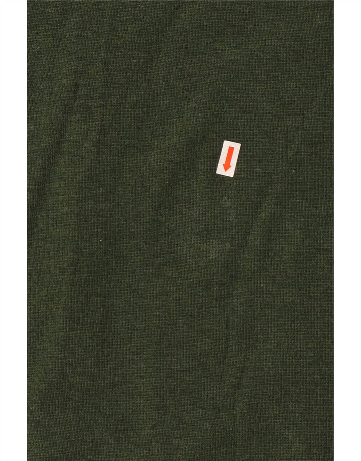 Hugo Boss Mens Long Sleeve Polo Shirt Large Green