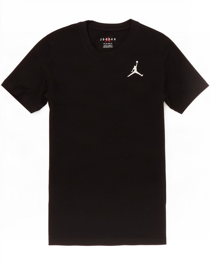 Jordan Mens T-Shirt Top XS Black Cotton