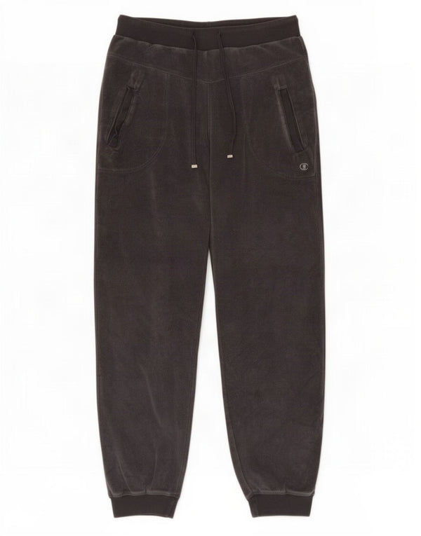 Champion Womens Heritage Fit Tracksuit Trousers Joggers UK 10 Small Grey
