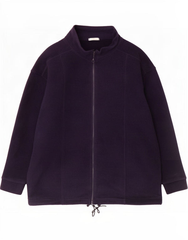 Marks & Spencer Womens St. Michael Fleece Jacket UK 18 XL Navy Blue