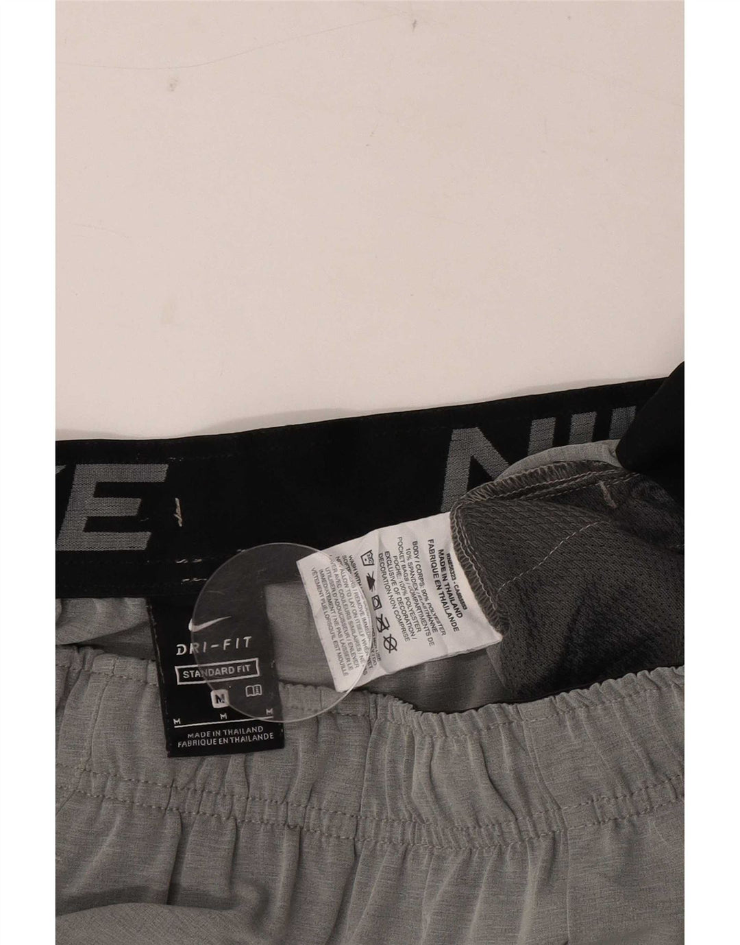 Nike Mens Dri Fit Standard Fit Sport Shorts Medium Grey Colourblock