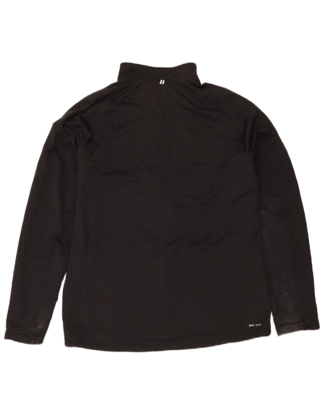 Nike Mens Dri Fit Tracksuit Top Jacket Large Black Polyester