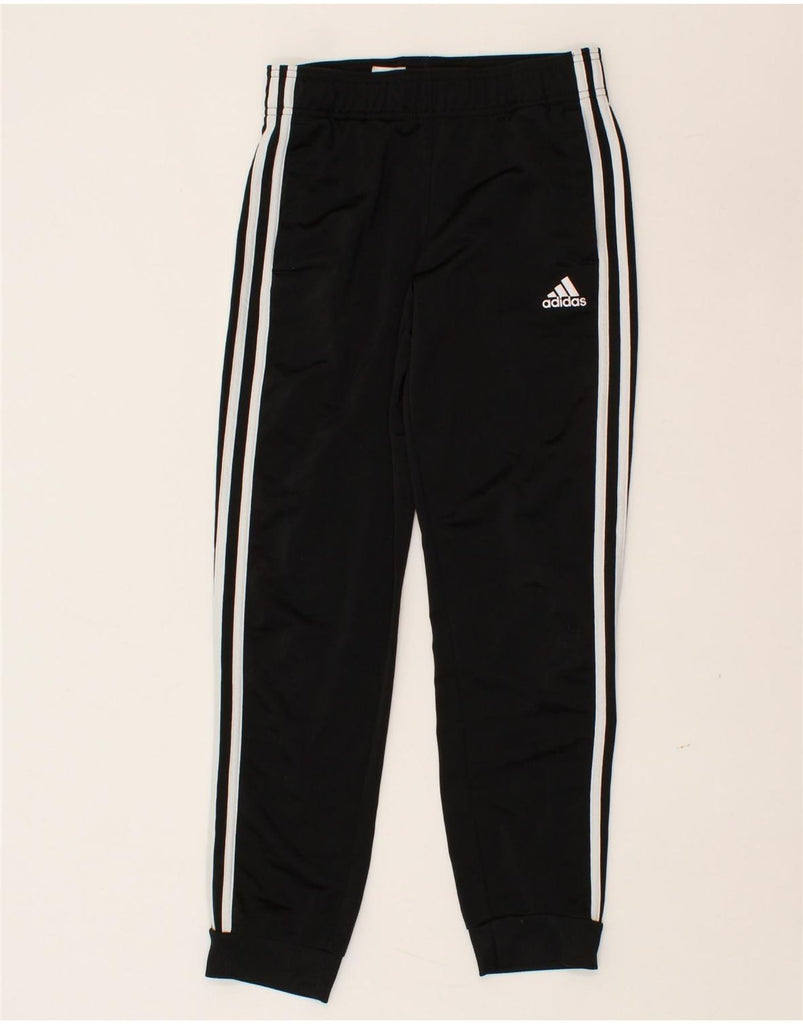 ADIDAS Boys Tracksuit Trousers Joggers 11-12 Years Black Polyester | Vintage Adidas | Thrift | Second-Hand Adidas | Used Clothing | Messina Hembry 